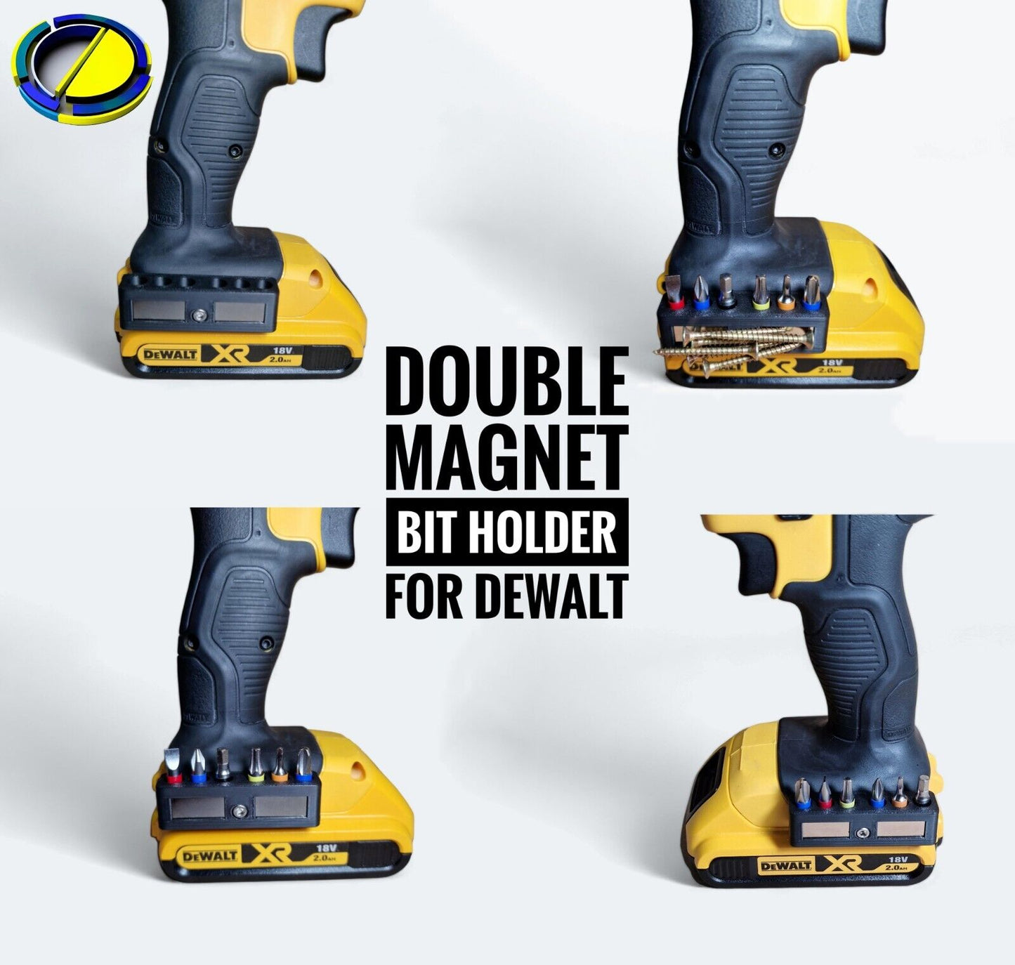 Double Magnet bit holder for DeWalt