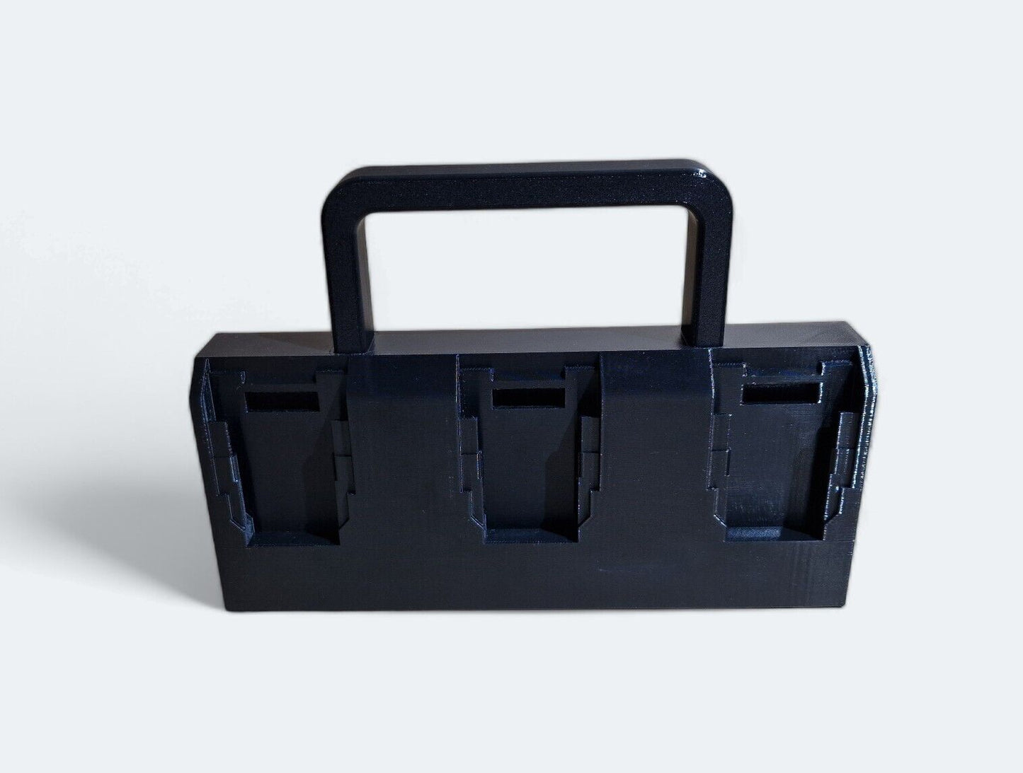 6-Slot Battery Holder Caddy - Durable Basket Carrier for DeWALT