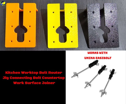 Kitchen Worktop Bolt Router Jig Connecting Bolt Countertop Work Surface Joiner