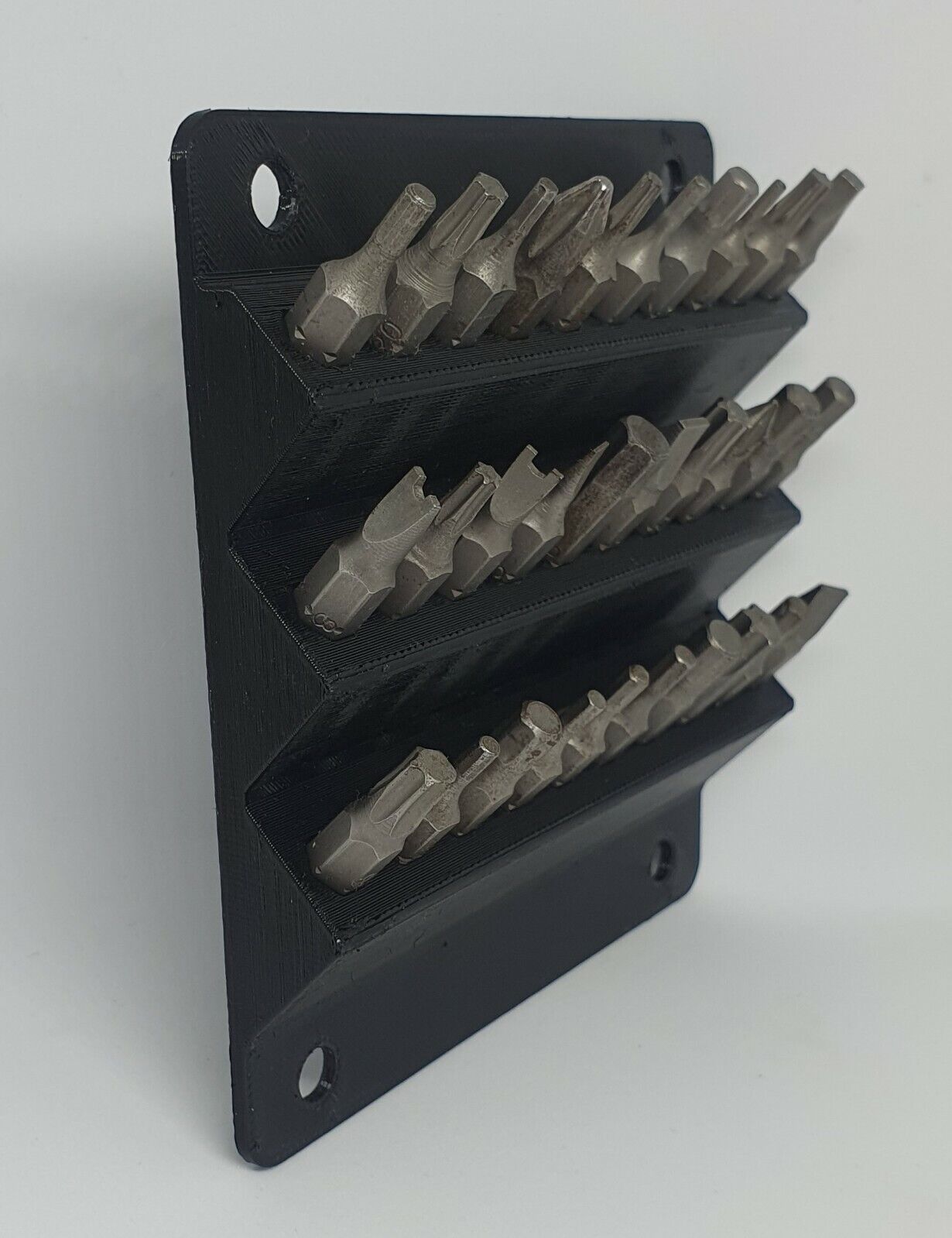 Screwdriver Bit Holder HEX SHANK WALL MOUNT