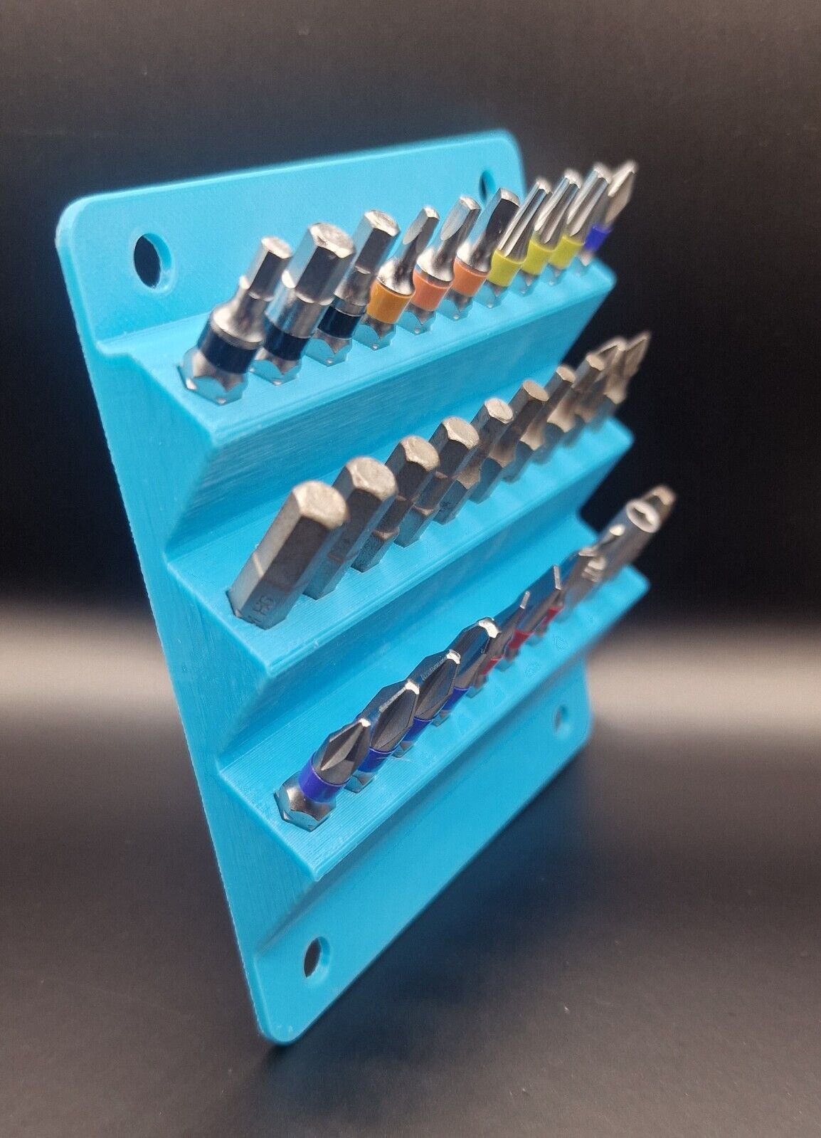 Screwdriver Bit Holder HEX SHANK WALL MOUNT