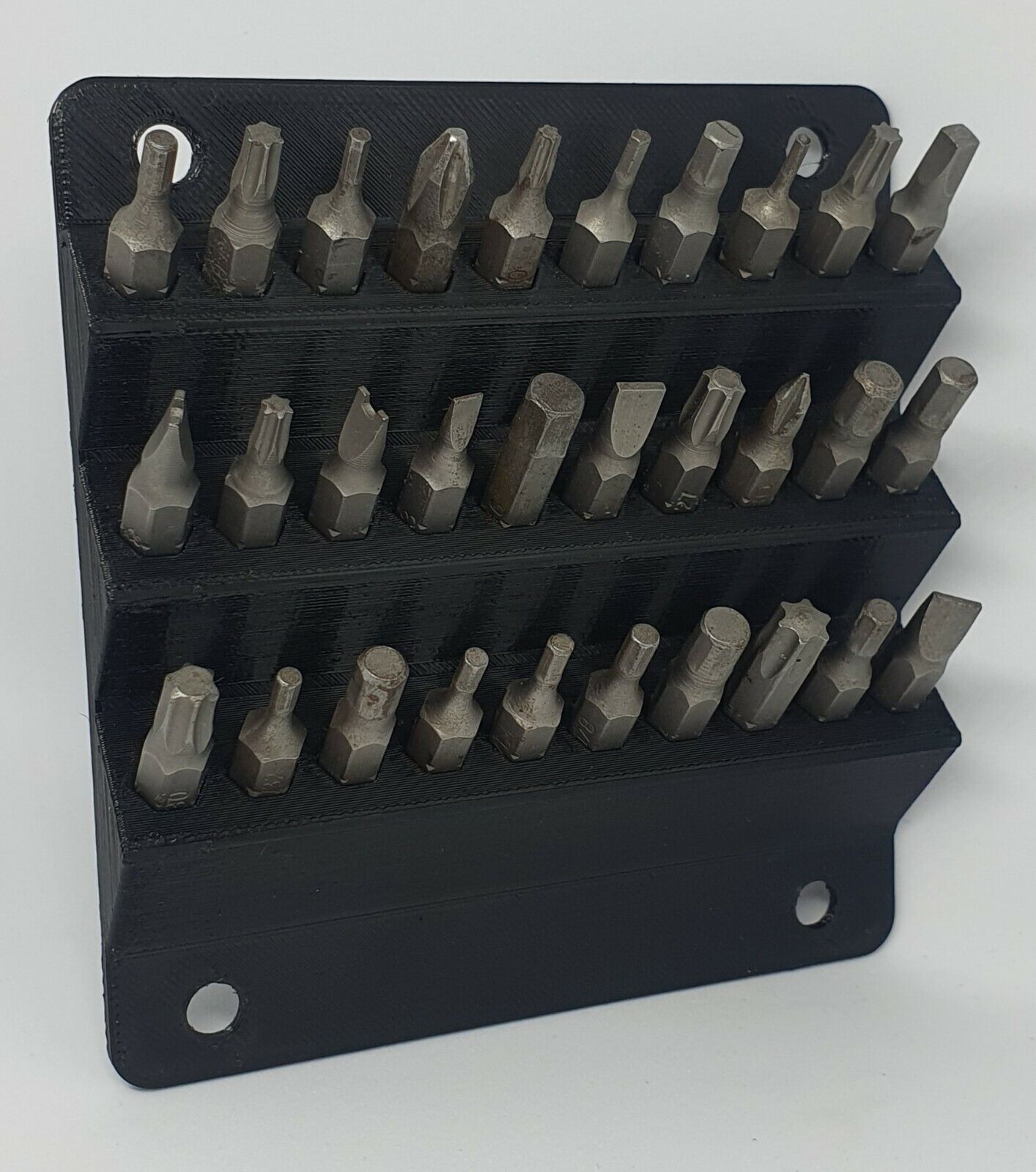 Screwdriver Bit Holder HEX SHANK WALL MOUNT